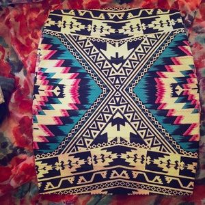 NWOT - Never Worn! Geometric Skirt